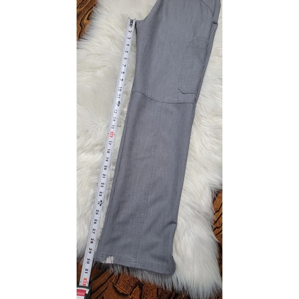 FIGS Kade Cargo Technical Collection Scrub Pants Women's Size XS Gray
